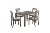 Lovell 5 Piece Dining Room Set in Gray Finish by Home Elegance - HEL-5806-5P - Image 2 of 0