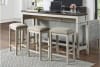 Enfield 4 Piece Counter Height Dining Room Set in 2 Tone Finish by Home Elegance - HEL-5807W - Image 1 of 0
