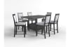 Raven 5 Piece Counter Height Dining Room Set in Charcoal Gray Finish by Home Elegance - HEL-5825-36-5 - Image 2 of 0