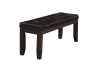 Ameillia 5 Piece Oval Dining Room Set in Dark Oak Finish by Home Elegance - HEL-586-76-5 - Image 5 of 0