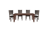Ameillia 5 Piece Dining Room Set in Dark Oak Finish by Home Elegance - HEL-586-82-5 - Image 3 of 0