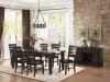 Ameillia 5 Piece Dining Set in Dark Oak by Home Elegance - HEL-586GY-82-5 - Image 2 of 0