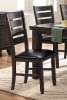 Ameillia 5 Piece Dining Set in Dark Oak by Home Elegance - HEL-586GY-82-5 - Image 4 of 0
