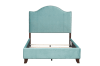 Carlow Queen Bed in Teal by Home Elegance - HEL-5874TE-1 - Image 4 of 0