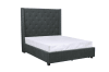 Fairborn Queen Bed with Storage Footboard in Dark Gray by Home Elegance - HEL-5877GY-1DW - Image 5 of 0