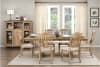 Weatherford 5 Piece Dining Room Set in Wheat Finish by Home Elegance - HEL-5904NF-90-5 - Image 1 of 0