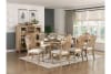 Weatherford 5 Piece Dining Room Set in Wheat Finish by Home Elegance - HEL-5904NF-90-5 - Image 2 of 0