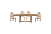 Weatherford 5 Piece Dining Room Set in Wheat Finish by Home Elegance - HEL-5904NF-90-5 - Image 3 of 0
