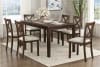 Challis 7 Piece Dining Room Set in Dark Cherry Finish by Home Elegance - HEL-5905 - Image 1 of 0