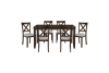 Challis 7 Piece Dining Room Set in Dark Cherry Finish by Home Elegance - HEL-5905 - Image 2 of 0