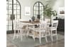 Alburgh 5 Piece Counter Height Dining Room Set in Two Tone Finish by Home Elegance - HEL-5906WH-36-5 - Image 2 of 0