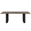Rochelle 5 Piece Rectangular Dining Room Set in Black Powder and Oak Finish by Home Elegance - HEL-5939-84-5 - Image 3 of 0