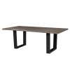 Rochelle 5 Piece Rectangular Dining Room Set in Black Powder and Oak Finish by Home Elegance - HEL-5939-84-5 - Image 4 of 0