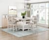 Savile 5 Piece Counter Height Dining Room Set in Antique White Finish by Home Elegance - HEL-5982-36-5 - Image 1 of 0