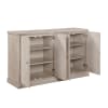 Lofton Contemporary Storage Server Cabinet in Light Gray Finish by Home Elegance - HEL-6018-40 - Image 4 of 0