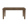 Quinn 5 Piece Rectangular Dining Room Set in Light Brown Finish by Home Elegance - HEL-6020-84-5 - Image 2 of 0