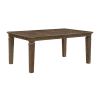 Quinn 5 Piece Rectangular Dining Room Set in Light Brown Finish by Home Elegance - HEL-6020-84-5 - Image 4 of 0