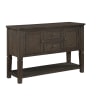 Victoria Multi-Functional Server in Wire Brushed Brown Finish by Home Elegance - HEL-6023-40 - Image 1 of 0