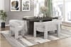 Marais 5 Piece Rectangular Dining Room Set in Ebony Finish by Home Elegance - HEL-6048-78-6054LGS - Image 1 of 0