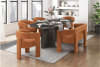 Marais 5 Piece Rectangular Dining Room Set in Ebony Finish by Home Elegance - HEL-6048-78-6054RNS - Image 1 of 0
