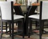 Daisy 5 Piece Round Counter Height Dining Set in Espresso by Home Elegance - HEL-710-36RD-5W - Image 2 of 0