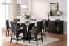 Daisy 5 Piece Round Counter Height Dining Room Set in Espresso Finish by Home Elegance - HEL-710-36RD48-5 - Image 1 of 0