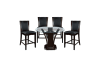Daisy 5 Piece Round Counter Height Dining Room Set in Espresso Finish by Home Elegance - HEL-710-36RD48-5 - Image 2 of 0