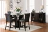 Daisy 5 Piece Counter Height Dining Room Set in Espresso Finish by Home Elegance - HEL-710-36SQ-5 - Image 1 of 0