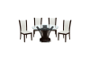 Daisy 5 Piece Round Dining Room Set in Espresso Finish by Home Elegance - HEL-710-48-5WS - Image 2 of 0