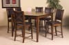 Verona 5 Piece Counter Height Dining Set in Amber by Home Elegance - HEL-727-36-5 - Image 1 of 0