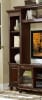 Lenore 4 Piece 58" TV Stand Set in Rich Cherry by Home Elegance - HEL-8014 - Image 3 of 0