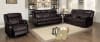 Jude 2 Piece Double Reclining Sofa Set in Dark Brown by Home Elegance - HEL-8201BRW - Image 2 of 0