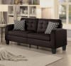 Sinclair 2 Piece Sofa Set in Chocolate by Home Elegance - HEL-8202CH - Image 2 of 0