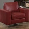 Iniko Sofa in Red by Home Elegance - HEL-8203RD-3 - Image 2 of 0
