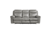 Aram 2 Piece Double Reclining Sofa Set in Gray Fabric by Home Elegance - HEL-8206GRY - Image 4 of 0