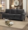 Cornelia 2 Piece Sofa Set in Dark Grey by Home Elegance - HEL-8216DG - Image 3 of 0