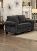 Cornelia 2 Piece Sofa Set in Dark Grey by Home Elegance - HEL-8216DG - Image 4 of 0