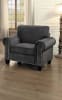 Cornelia 2 Piece Sofa Set in Dark Grey by Home Elegance - HEL-8216DG - Image 5 of 0
