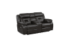 Amite Power Double Reclining Love Seat in Gray Fabric by Home Elegance - HEL-8229NDG-2PW - Image 4 of 0