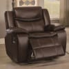Bastrop Double Reclining Sofa in Dark Brown by Home Elegance - HEL-8230BRW-3 - Image 3 of 0