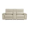 Maroni Power Double Reclining Love Seat in Taupe Fabric by Home Elegance - HEL-8259RFTP-2PWH - Image 5 of 0