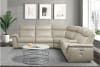 Maroni 6 Piece Modular Power Reclining Sectional in Taupe by Home Elegance - HEL-8259RFTP-6SCPWH - Image 1 of 0