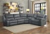 Falun Reclining Sectional Sofa in Gray by Home Elegance - HEL-8260GY-6PW - Image 1 of 0