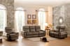 Olympia 2 Piece Power Double Reclining Sofa Set in Raisin by Home Elegance - HEL-8308-PW - Image 2 of 0