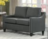 Pagosa 2 Piece Sofa Set in Dark Grey by Home Elegance - HEL-8328 - Image 4 of 0