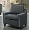 Pagosa 2 Piece Sofa Set in Dark Grey by Home Elegance - HEL-8328 - Image 5 of 0