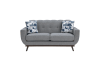 Everton Love Seat in Gray Fabric by Home Elegance - HEL-8341GY-2RV - Image 1 of 0