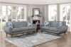 Everton Love Seat in Gray Fabric by Home Elegance - HEL-8341GY-2RV - Image 2 of 0