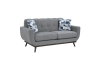 Everton Love Seat in Gray Fabric by Home Elegance - HEL-8341GY-2RV - Image 4 of 0