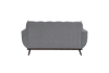 Everton Love Seat in Gray Fabric by Home Elegance - HEL-8341GY-2RV - Image 5 of 0
